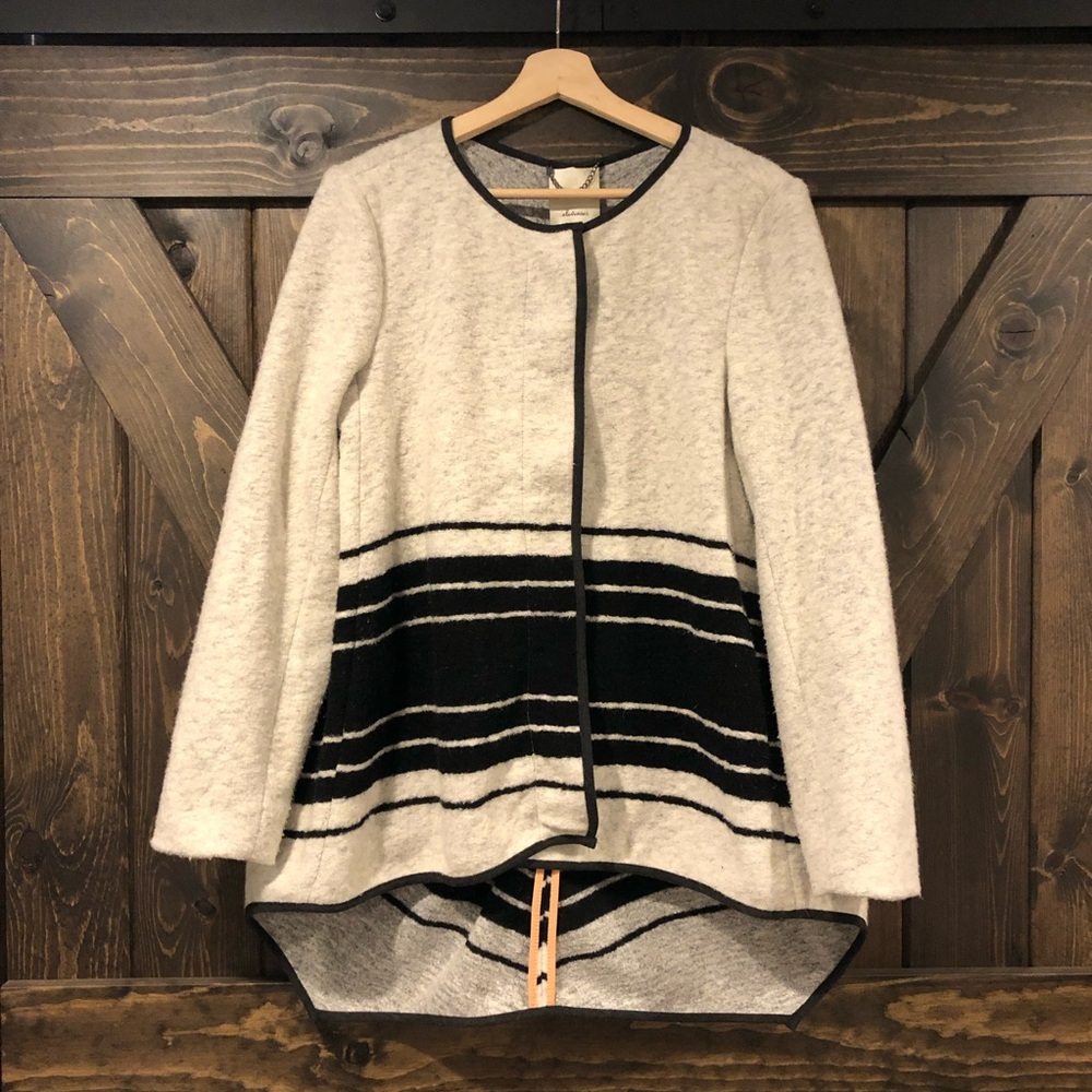 Anthropology Elevenses ardsley wool blend jacket small